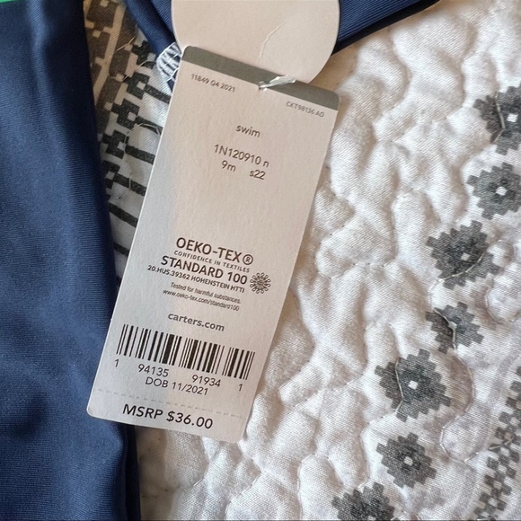 Carter’s Baby Boy Alligator Swim outfit - Picture 3 of 5